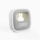 Alarm clock with LED Bunny night light PURE FNL-06 AURORA white square Forever Light Photo 2