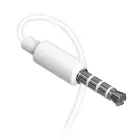 Dudao X10S wired in-ear headphones 3.5mm mini jack 1.15m - white Photo 5