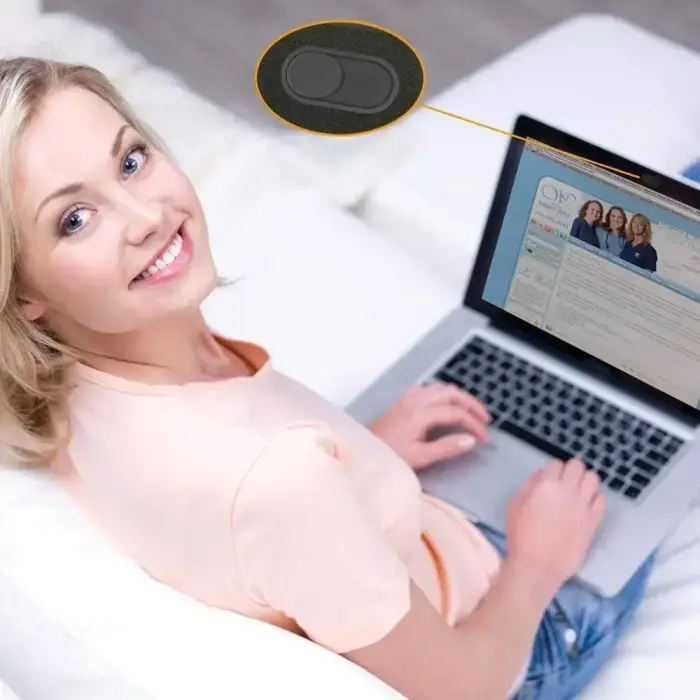 ZAŚLEPKA NA KAMERĘ TECH-PROTECT CAM FIT+ 3-PACK LAPTOP WEBCAM COVER BLACK Фото 4