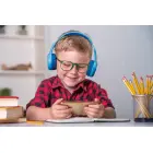 Lenco on-ear austiņas ar Bluetooth bērniem, zilas Foto 5