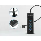 Fusion концентратор usb 3.0 порт сплиттер 4 порта сплиттер адаптер Фото 2