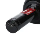 Goodbuy LED 360 караоке микрофон с динамиком bluetooth | 5 Вт | aux | голосовой модулятор | USB | Micro SD черный Фото 3