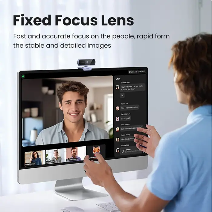 Ugreen CM678 USB HD webcam - gray Photo 6
