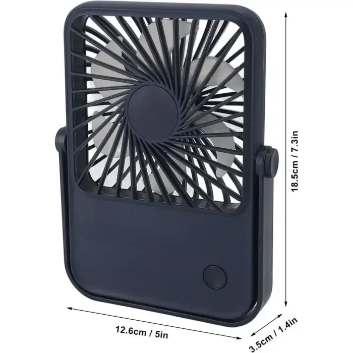 Desk fan with adjustable stand HX-122 dark blue Фото 6