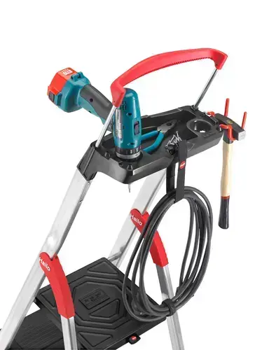 Household ladder L100 TopLine / aluminium / 4 steps Photo 3