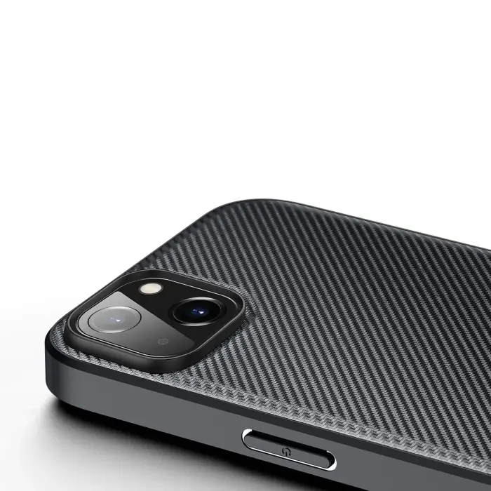 Dux Ducis Fino case cover nylon covered iPhone 14 Plus black Foto 6