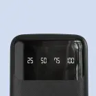 Dudao K6Pro Universal 10000mAh Power Bank with USB Cable, USB Type C, Lightning white (K6Pro-white) Foto 5