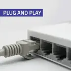 Qoltec Network SWITCH | 8 x RJ45 port | 1000Mbps | Fast Ethernet| LAN Foto 6