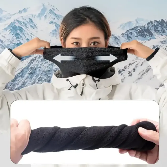 Qunature Oli Ski Neck Warmer Size L - Black Foto 4