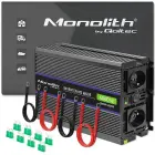 Qoltec Monolith voltage converter 4000 MS Wave |12V to 230V | 2000/4000W | USB Foto 1