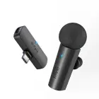 Fifine M6 USB-C bezvadu mikrofons blogam | podkastiem | live translācijām | tālruņiem | datoram Foto 1