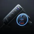 Orico ChargeClip 108W Car Charger 2x USB-A + 4x USB-C with Clip - Black Foto 8