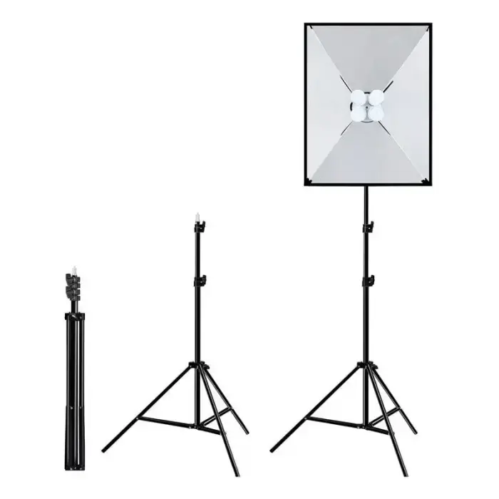Studio set Puluz softbox 50x70cm, tripod, LED bulb 4 pcs PU5071EU Photo 5