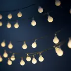 String Light Solar LED FROSTED BALLS SFB61 6,5m 30 balls warm white Forever Light Foto 3