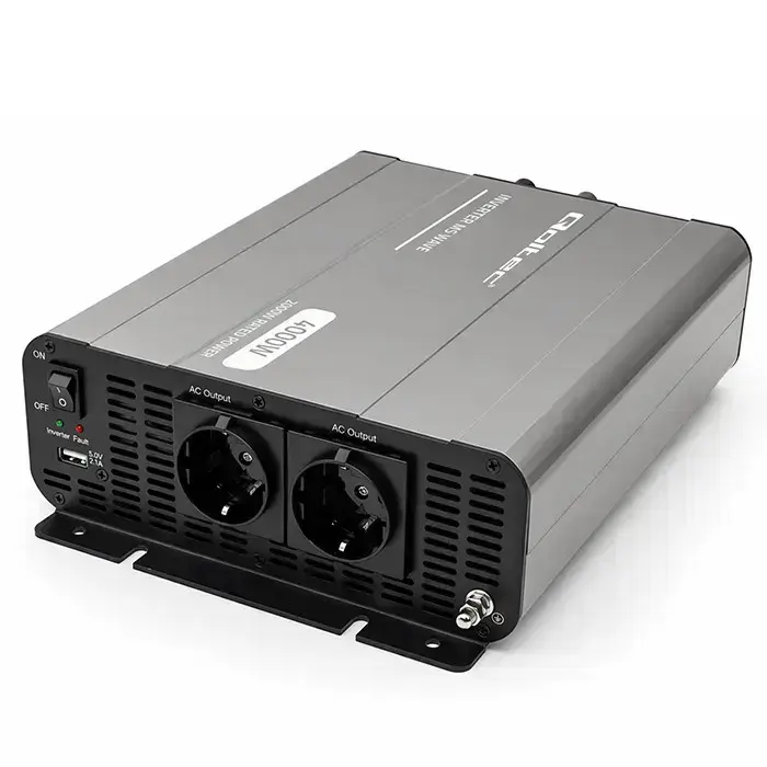 Qoltec MS Wave Voltage Converter | 12V to 230V | 2000/4000W | USB | Compatible with LiFePO4, GEL and AGM batteries Photo 7