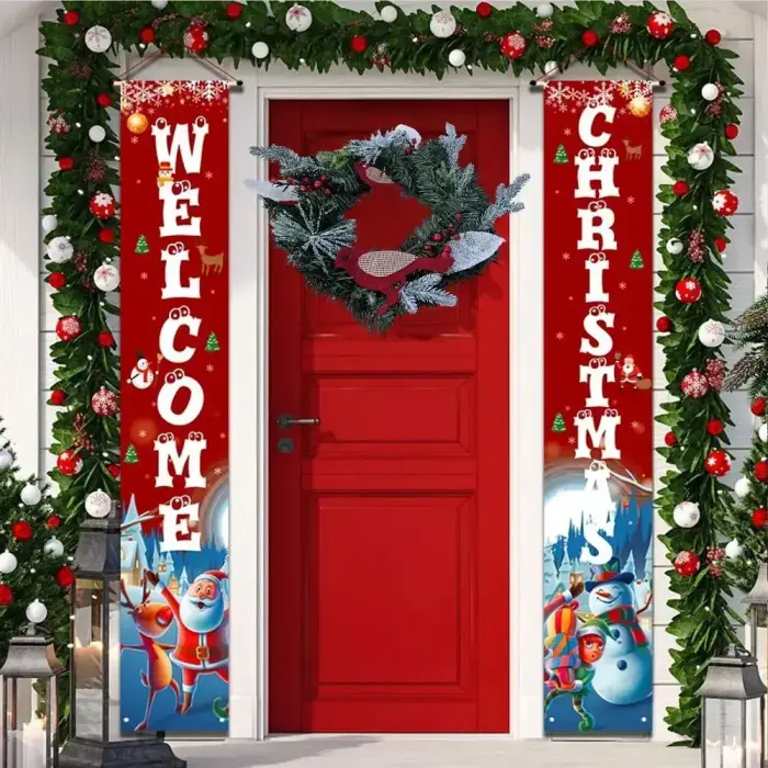 Christmas wreath decoration 30 cm RC-K-512 green Foto 3
