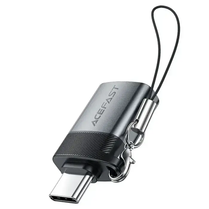 Acefast J7 USB-A - USB-C Adapter - Gray Фото 2