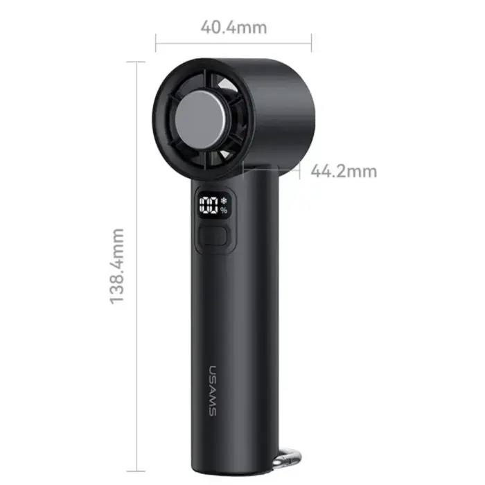 Pocket Fan USAMS Ice-Cooling      2000mAh white Фото 2