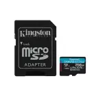 Kingston memory card 256GB microSDXC Canvas Go Plus Gen4 200MB/s A2 U3 V30 + adapter Фото 5