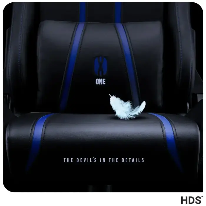 Gaming chair Diablo Chairs X-One 2.0 Normal Size black-blue Foto 9
