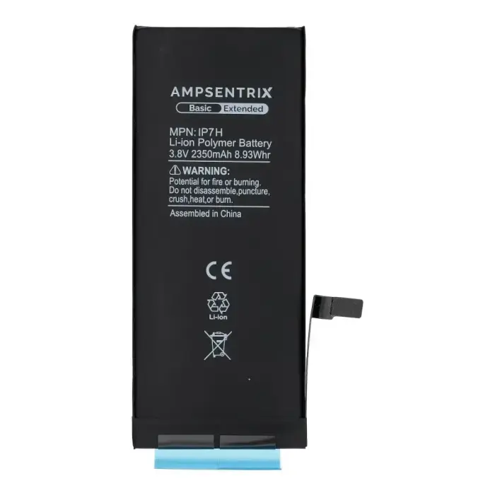  AmpSentrix Basic battery for iPhone 7 (high capacity 2350 mAh) Фото 2
