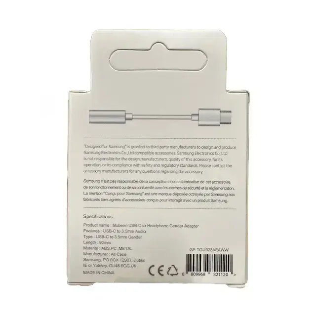 Samsung GP-TGU023AE DAC USB-C to 3.5mm mini jack adapter - white Photo 3