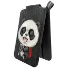 Magnetic phone wallet stand  Nimmy New Big-Eye Cute Pets 2.0 Panda black Photo 2
