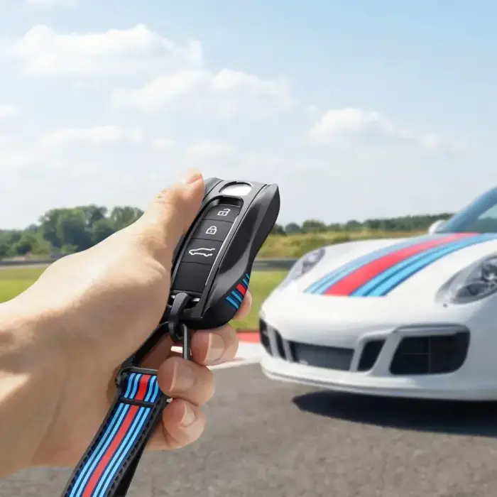 SPIGEN PK100 PORSCHE KEY FOB CASE BLACK Фото 7