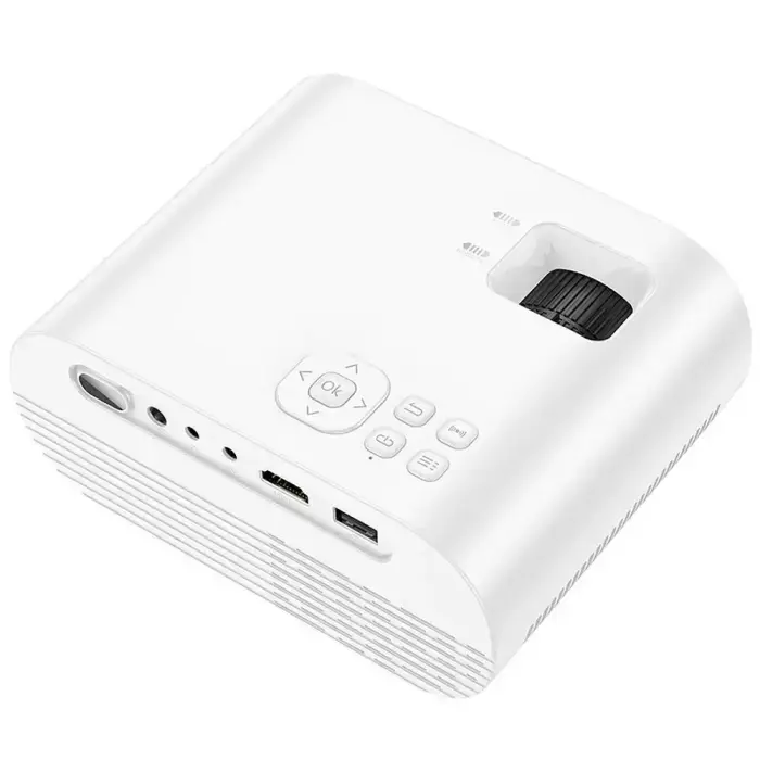 Projector HD Ready Hoco Wi-Fi Bluetooth 720P DT1 white Foto 5