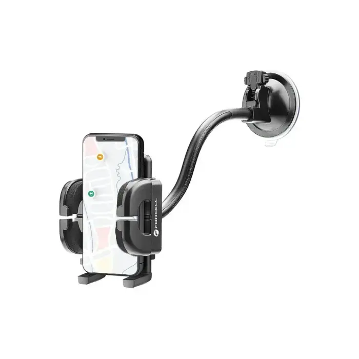 Car phone holder Forcell F-Grip Regular 27 cm windshield / dashboard / air vent black Photo 2