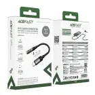 Acefast J12 USB-C to 3.5mm mini jack adapter - black Photo 5