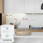 Qoltec Certified wireless Gas Leak (CH4) and Carbon monoxide (CO) detector | alarm 85dB | LED Фото 5
