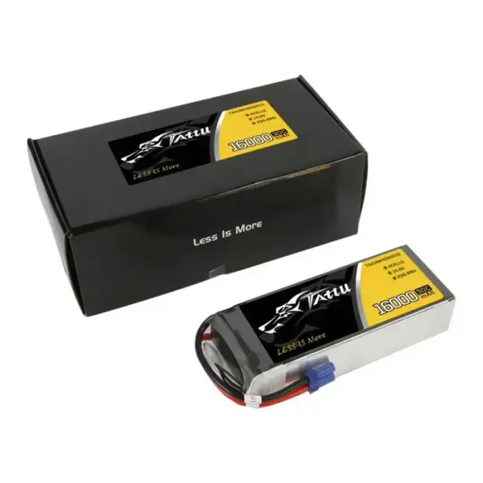 TATTU 16000mAh 14.8V 30C 4S1P Lipo Battery Pack with EC5 Foto 4