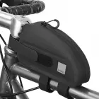 SAHOO bike bag on the bicycle frame with zip 0,3L 122035 black Photo 1