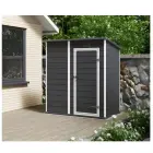 Садовый сарай Essential Shed 6x4 темно-серый/белый Фото 4