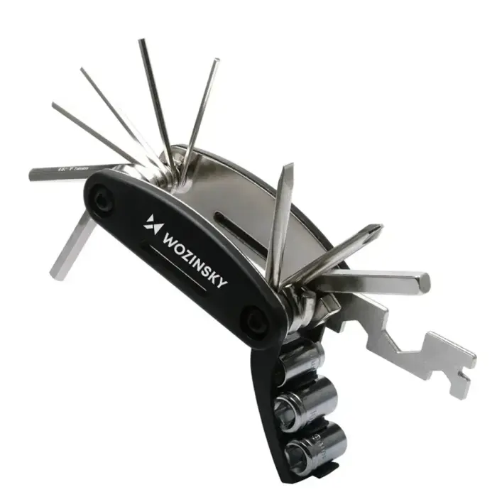 Wozinsky WWZ-01N 16-in-1 Multifunctional Bicycle Repair Tool Set - Black Foto 7