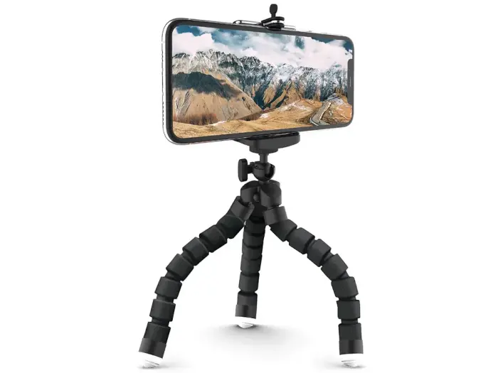 Fusion Tripod Elastīgs telefona turētāja statīvs melns Foto 3