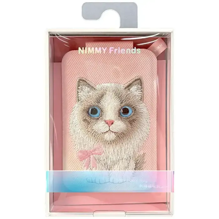 Magnetic phone wallet stand  Nimmy New Big-Eye Cute Pets 2.0 Cat pink Foto 7