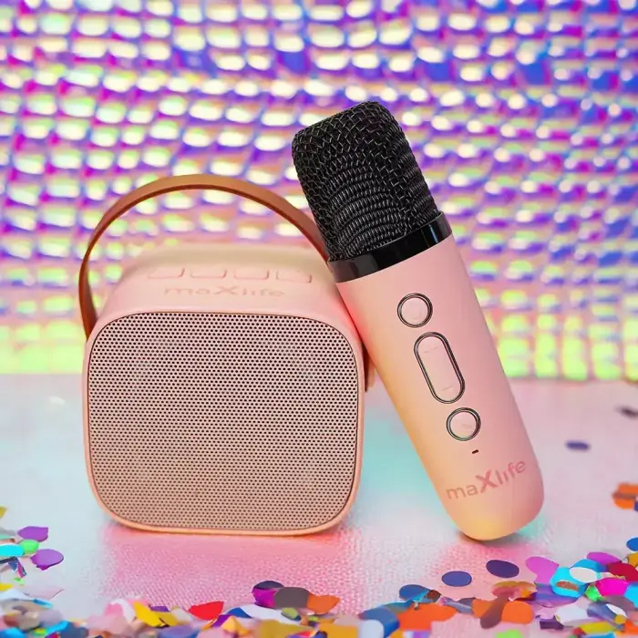 Maxlife Bluetooth karaoke speaker MXKS-100 pink Foto 6