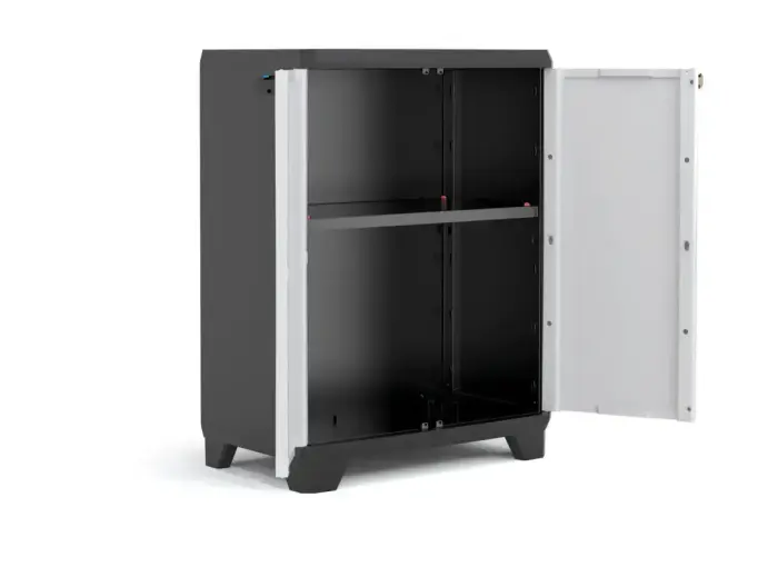 Шкаф Linear Base Cabinet 68x39x90см черный / серый / темно-синий Фото 2
