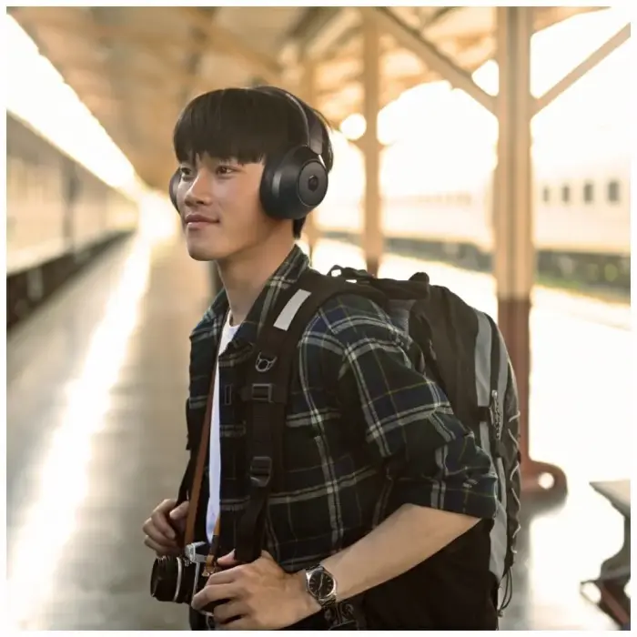 Over-ear Bluetooth headphones Motorola XT800 ANC black Foto 3