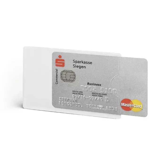 Kredītkaršu turētājs DURABLE ar RFID aizsardzību, (3 gab.)  retail paka Foto 2