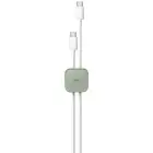 UNIQ Pod samoprzylepny organizer do kabli zestaw 8szt zielony|mist green Foto 1