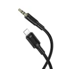 Borofone Cable AUX BL25 Nice - Lightning to jack 3,5mm - 1 metre black Photo 2