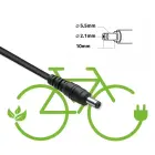 Qoltec Fast Charger for e-bike, electric scooter 36V | 42V | 2A | 5.5*2.1 | water resistant + power cable Foto 9