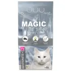 Smiltis kaķu tualetēm - Placek WC MAGIC LITTER Bentonite Ultra White with Carbon 5L Foto 1