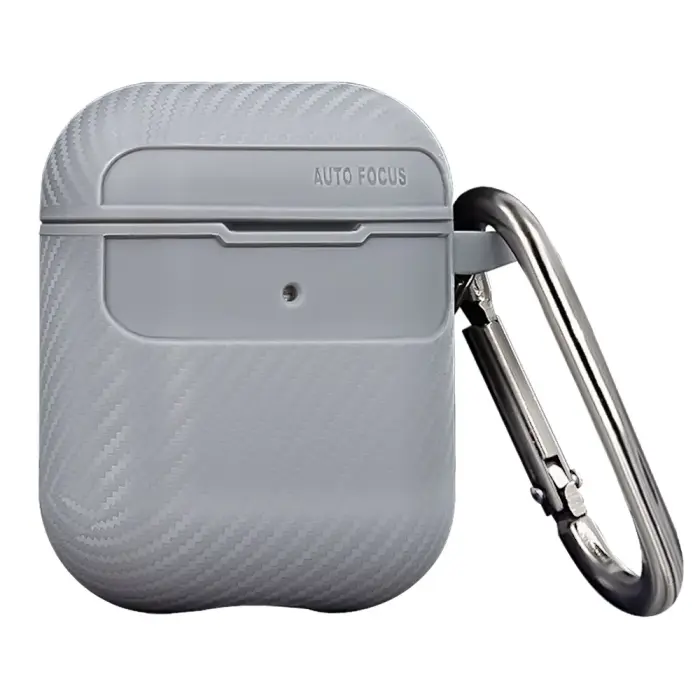 Carbon case for Airpods | Airpods 2 grey Photo 4