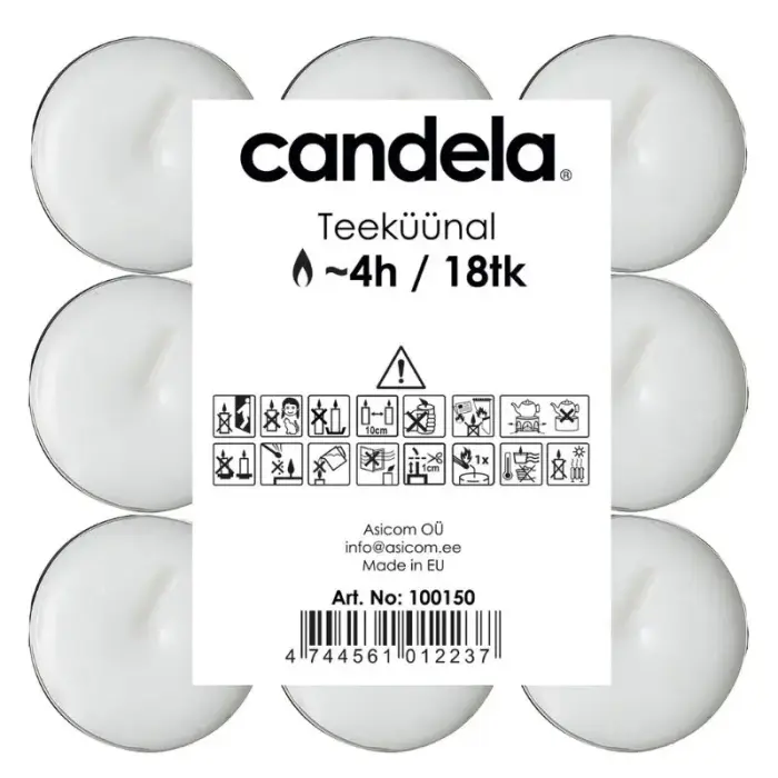 Tea candles 18 pcs. Photo 2