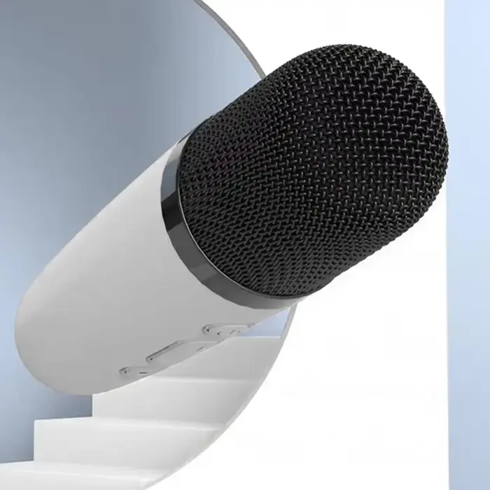Blavec Portable Bluetooth Speaker WS-07 Karaoke Party - 5W with 2 microphones (WS07-2MW) white Photo 3
