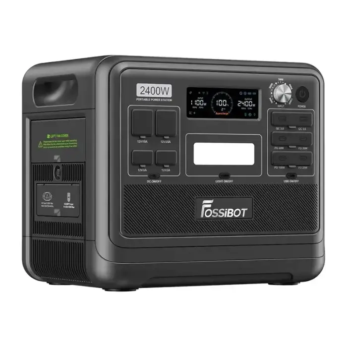 FOSSIBOT F2400 2400W Charging Station (Black) Foto 4